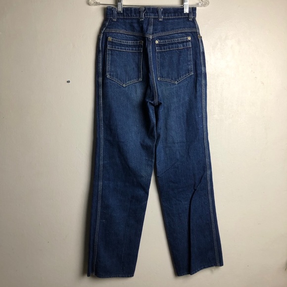 YSL 1970s High Waist Denim Jeans - Picture 6 of 8